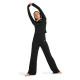 Roxy Γυναικείο παντελόνι Rise & Vibe New Rib Wide Leg Sport Trousers